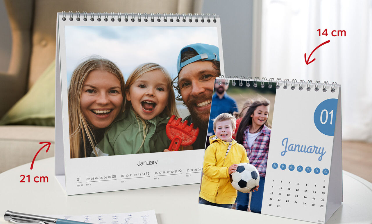 Square Desk Calendar